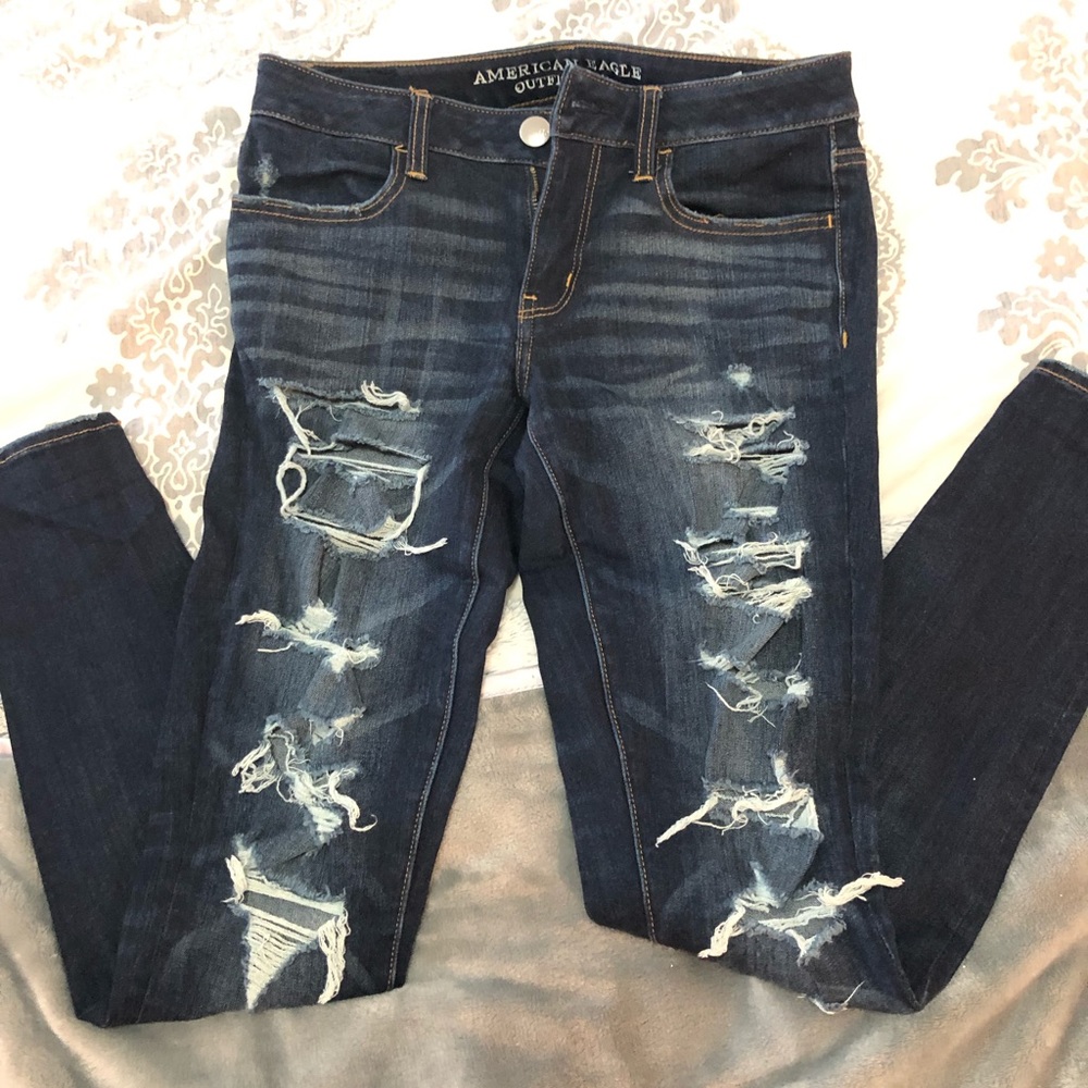 American Eagle Ripped Jeggings
